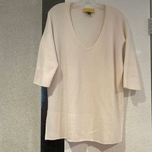 Cream color sweater. St. John